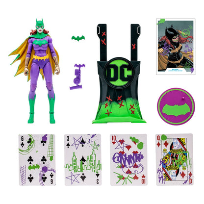 DC Multiverse Action figür Batgirl Jokerize (Üç Joker) (Altın Etiket) 18 cm