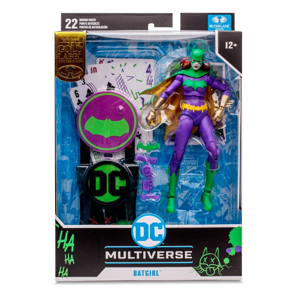 DC Multiverse Action figür Batgirl Jokerize (Üç Joker) (Altın Etiket) 18 cm