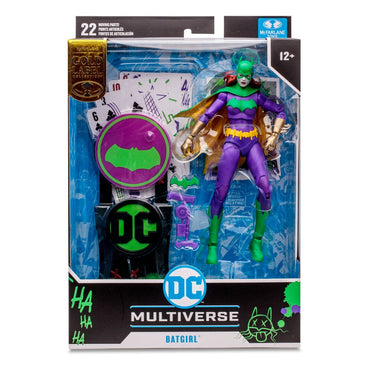 DC Multiverse Actie Figuur Batgirl Jokerized (Drie Jokers) (Goud Label) 18 cm