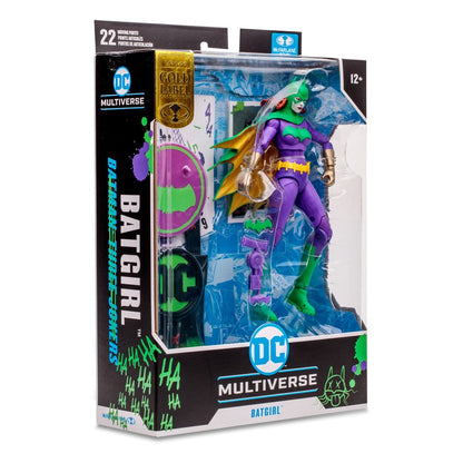 DC Multiverse Action figür Batgirl Jokerize (Üç Joker) (Altın Etiket) 18 cm