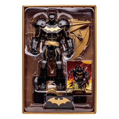 DC Multiverse Action figürü Batman (Hellbat) (Knightmare) (Altın Etiket) 18 cm