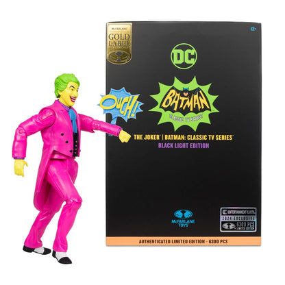 DC Multiverse Action Figür BM66 The Joker (Siyah Işık) (Altın Etiket) 18 cm