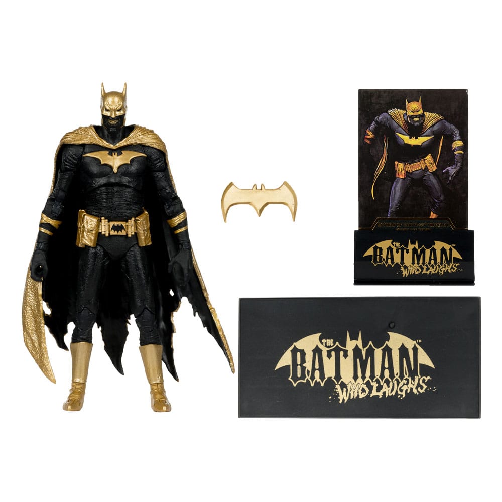 DC Multiverse Action Figure Batman of Earth-22 Infect (Dark Metal) Knightmare Edition (etichetta d'oro) 18 cm