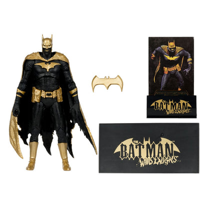 DC Multiverse Action Figure Batman of Earth-22 Infect (Dark Metal) Knightmare Edition (etichetta d'oro) 18 cm