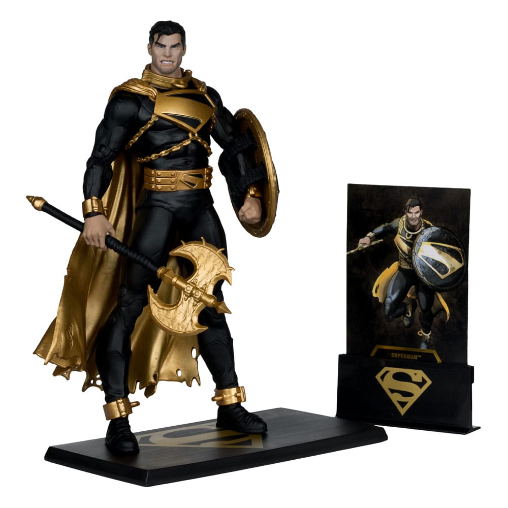 DC Multiverse Action Figur Stålmannen (Future State) (Knightmare) (Gold Label) 18 cm