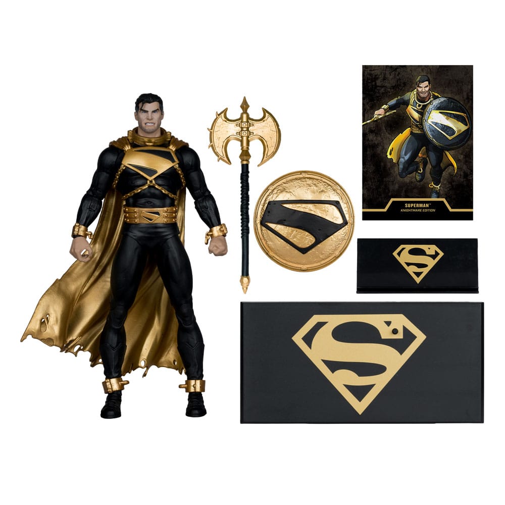 DC Multiverse Action Figur Stålmannen (Future State) (Knightmare) (Gold Label) 18 cm