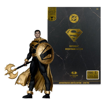 DC Multiverse Action Figur Stålmannen (Future State) (Knightmare) (Gold Label) 18 cm