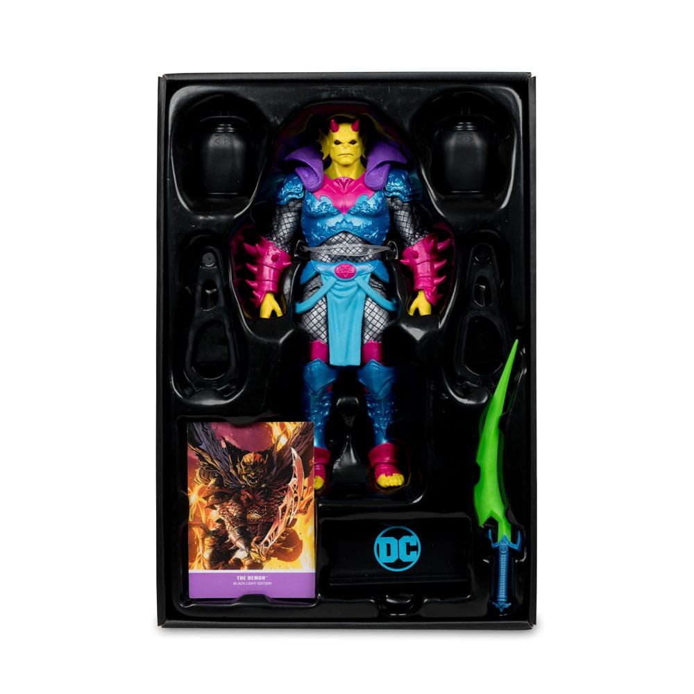 DC Multiverse Action Figure The Demon (Demon Knights) Black Light Edition (Gold Etichetta) 18 cm
