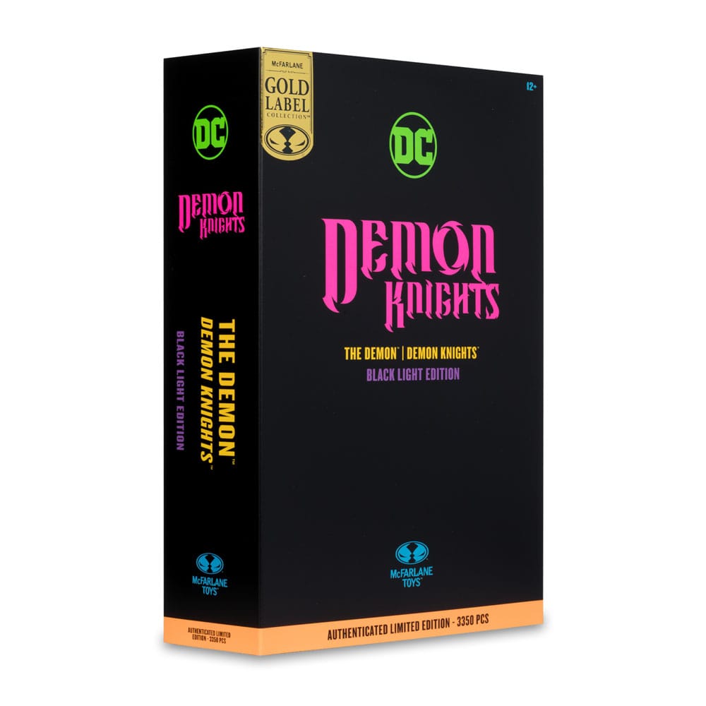 DC Multiverse actiefiguur The Demon (Demon Knights) Black Light Edition (Gold Label) 18 cm