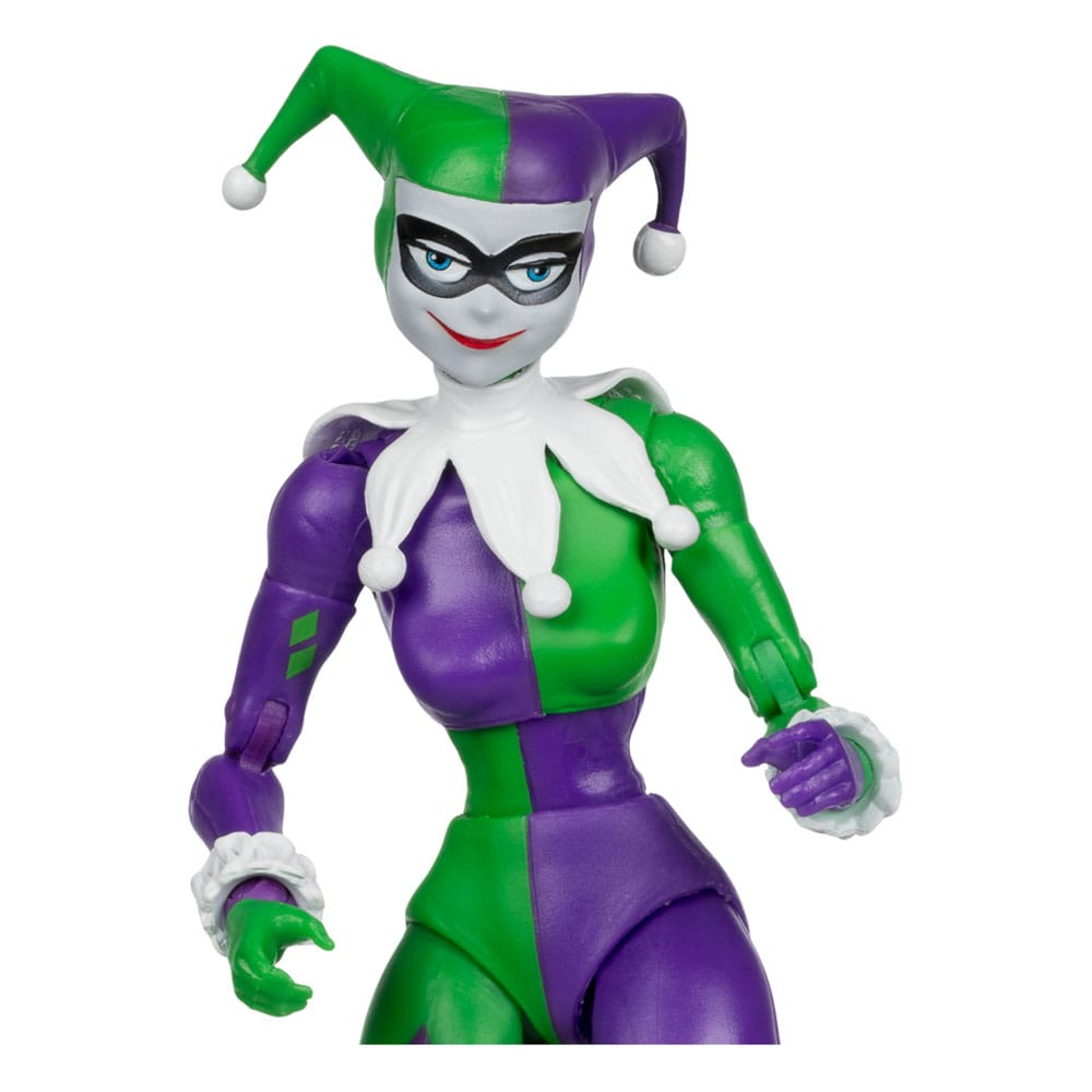 DC Multiverse akcijska figura Harley Quinn (DC Classic) Jokerized (zlatna naljepnica) 18 cm