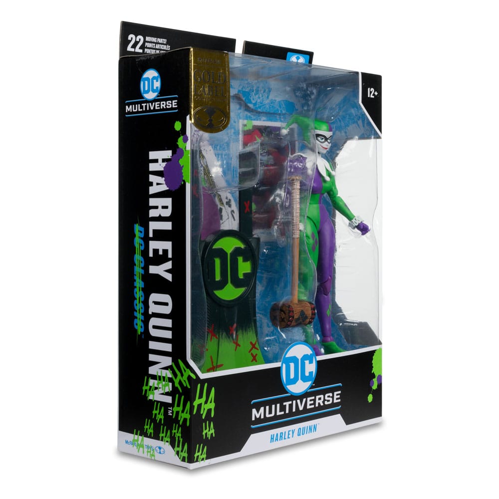 DC Multiverse Action Figure Harley Quinn (DC Classic) Joked (Gold Label) 18 cm