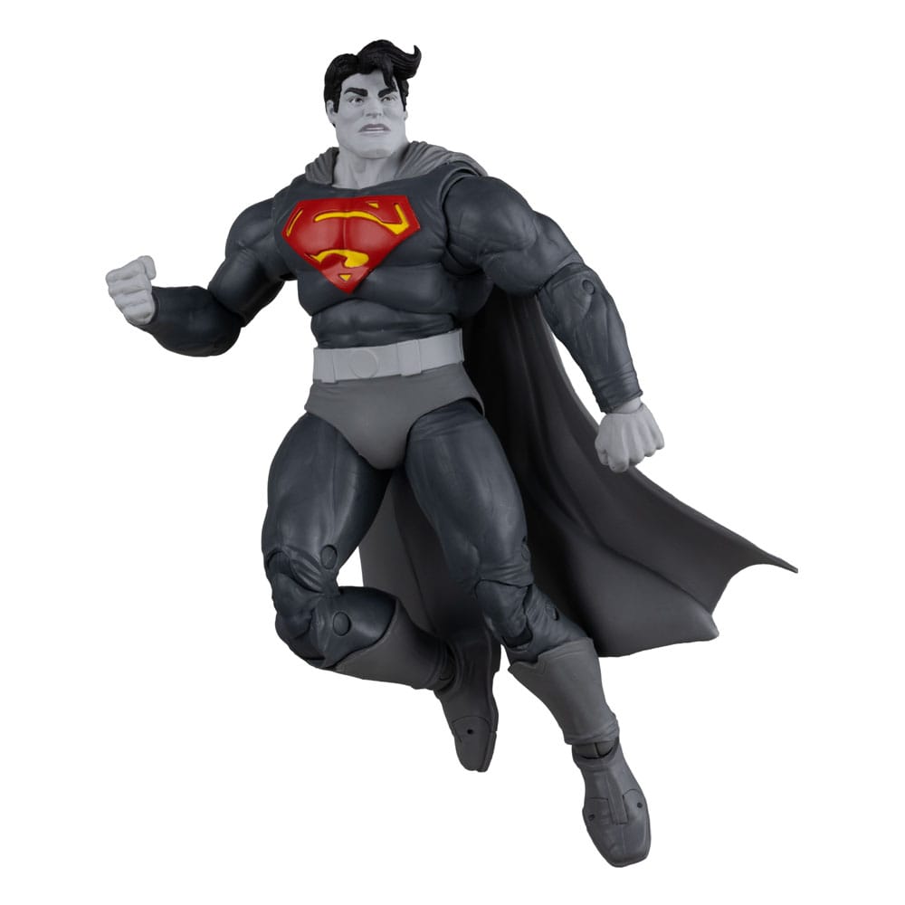 DC Multiverse Action Figure Superman (The Dark Knight Returns) (Black & White Accent Edition) (etichetta dorata) 18 cm