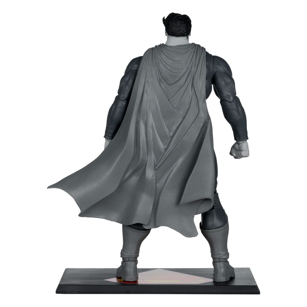 DC Multiverse Action Figure Superman (The Dark Knight Returns) (Black & White Accent Edition) (etichetta dorata) 18 cm