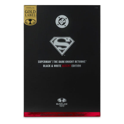 DC Multiverse Action Figure Superman (The Dark Knight Returns) (Black & White Accent Edition) (etichetta dorata) 18 cm