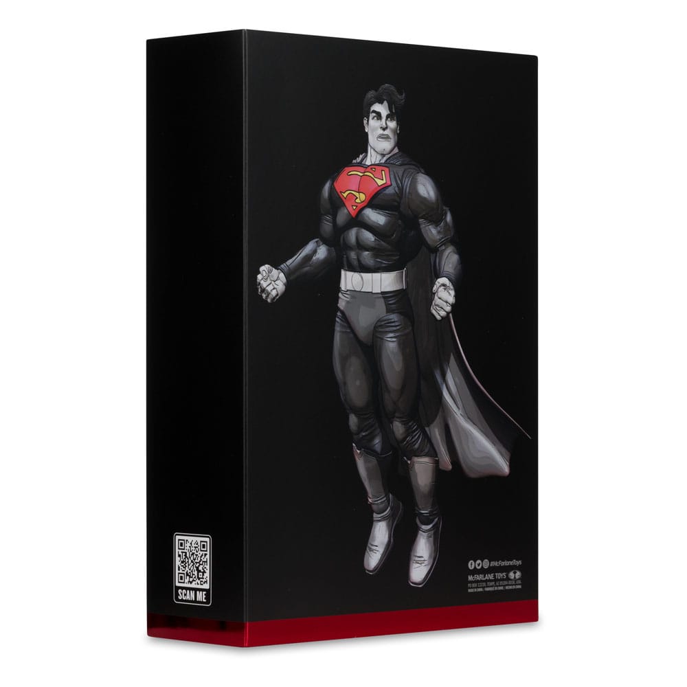 DC Multiverse Action Figur Superman (The Dark Knight vender tilbage) (Black & White Accent Edition) (Gold Label) 18 cm