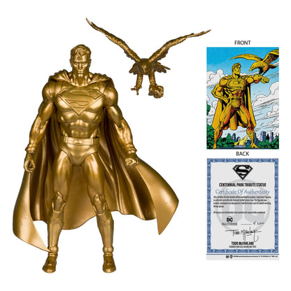 DC Multiverse Action FigureSuperman (Centennial Park Tribute Statue) Gold Label 18 cm