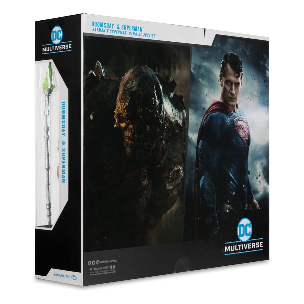 Batman v Superman: Dawn of Justice DC Multiverse Mega Action Figura 2-Pack Doomsday & Superman