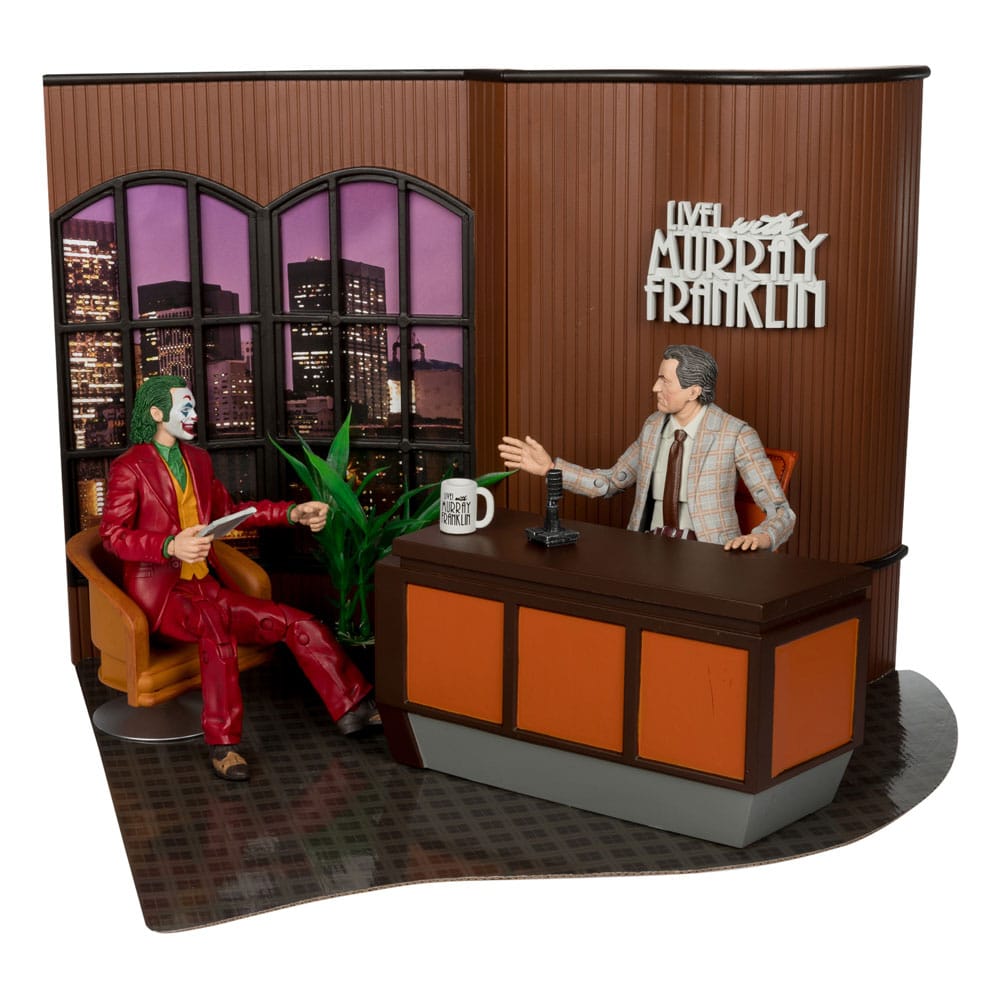 Joker DC Multiverse (Joker Movie) Deluxe Colllector Action Figur The Joker (Live With Murray Franklin) Limited Edition 18 CM