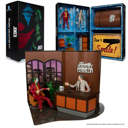 Joker DC Multiverse (Joker Movie) Deluxe Colllector Action Figur The Joker (Live With Murray Franklin) Limited Edition 18 CM
