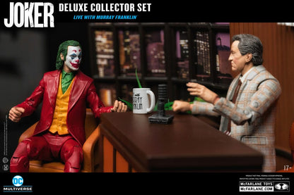 Joker DC Multiverse (Joker Movie) Deluxe Colllector Action Figur The Joker (Live With Murray Franklin) Limited Edition 18 CM