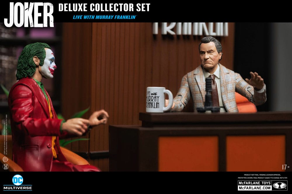 Joker DC Multiverse (Joker Movie) Deluxe Colllector Action Figur The Joker (Live With Murray Franklin) Limited Edition 18 CM
