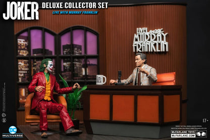 Joker DC Multiverse (Joker Movie) Deluxe Colllector Actionfigur The Joker (Live with Murray Franklin) Limitierte Ausgabe 18 cm