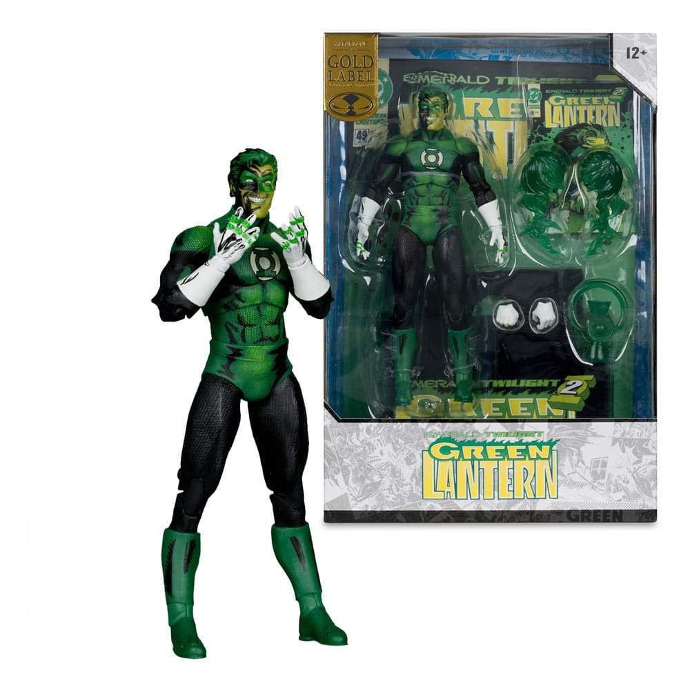 DC Multiverse McFarlane Cover Recreations Action Figur Green Lantern (Emerald Twilight) (Gold Label) 18 cm