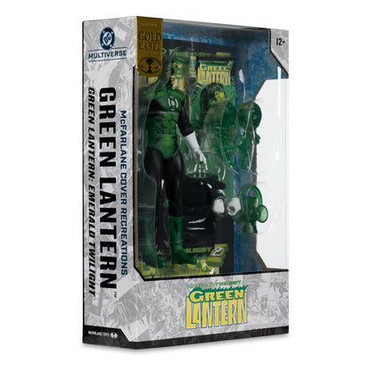 DC Multiverse McFarlane Cover Recreations Action Figur Green Lantern (Emerald Twilight) (Gold Label) 18 cm