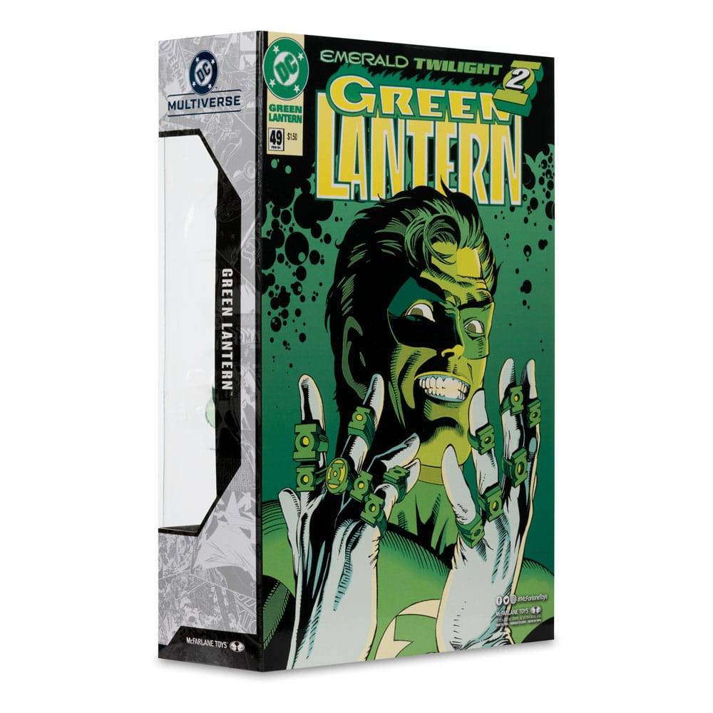DC Multiverse McFarlane Cover Recreations Action Figur Green Lantern (Emerald Twilight) (Gold Label) 18 cm