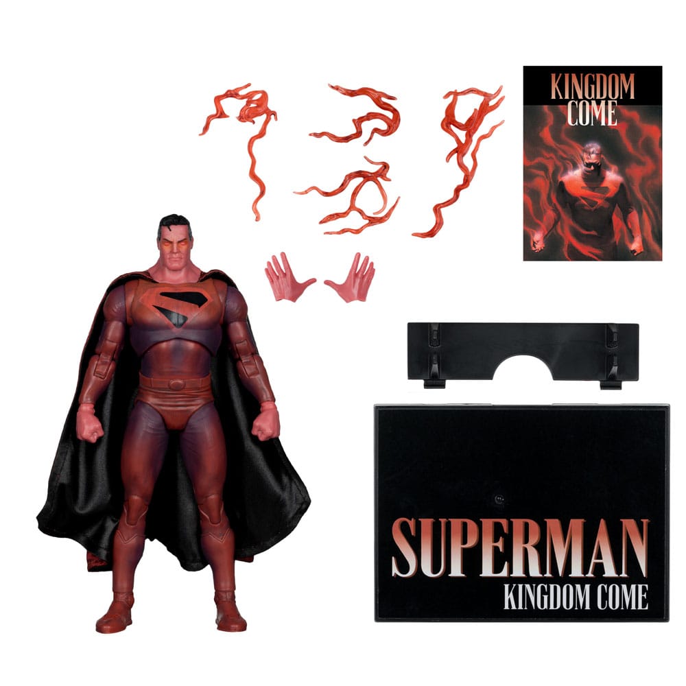 DC Multiverse McFarlane Cover Recreations Actiefiguur Superman (Kingdom Come) (gouden label) 18 cm