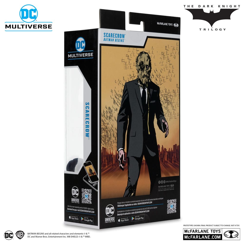 Batman begynner DC Multiverse Action Figure Scarecrow (Chase Version) 18 CM
