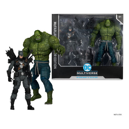 DC Multiverse McFarlane Collector Edition Actie Afbeelding 2-pack #03 Batman vs. Killer Croc 18 cm