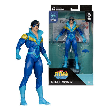 DC Direct McFarlane Toys Digital Action Figur Nightwing (Teen Titans) 18 cm