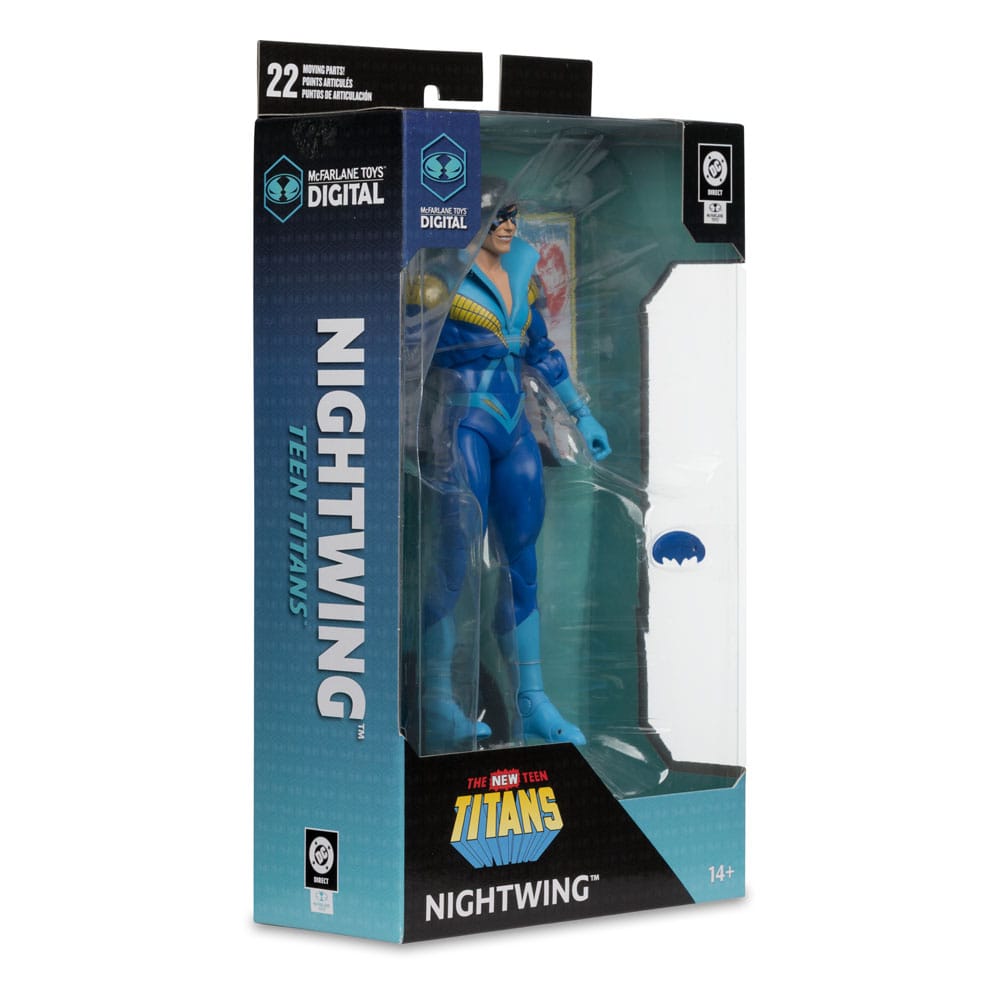 DC Direct McFarlane Toys Digital Action Figur Nightwing (Teen Titans) 18 cm