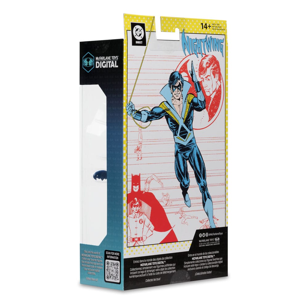 DC Direct McFarlane Toys Digital Action Figur Nightwing (Teen Titans) 18 cm