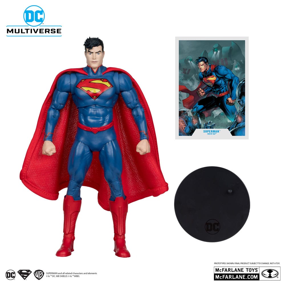 Yeni 52 DC Multiverse Action Figür Süpermen (Altın Etiket) 18 cm