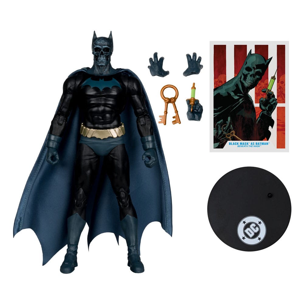 DC Multiverse Action Figure Black Mask as Batman (Beneath the Mask) 18 cm