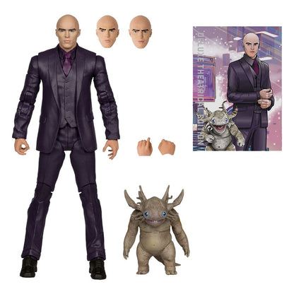 Superman (2025) DC Multiverse Deluxe Action Figure Lex Luthor con Baby Kaiju (Edizione teatrale deluxe) 18 cm