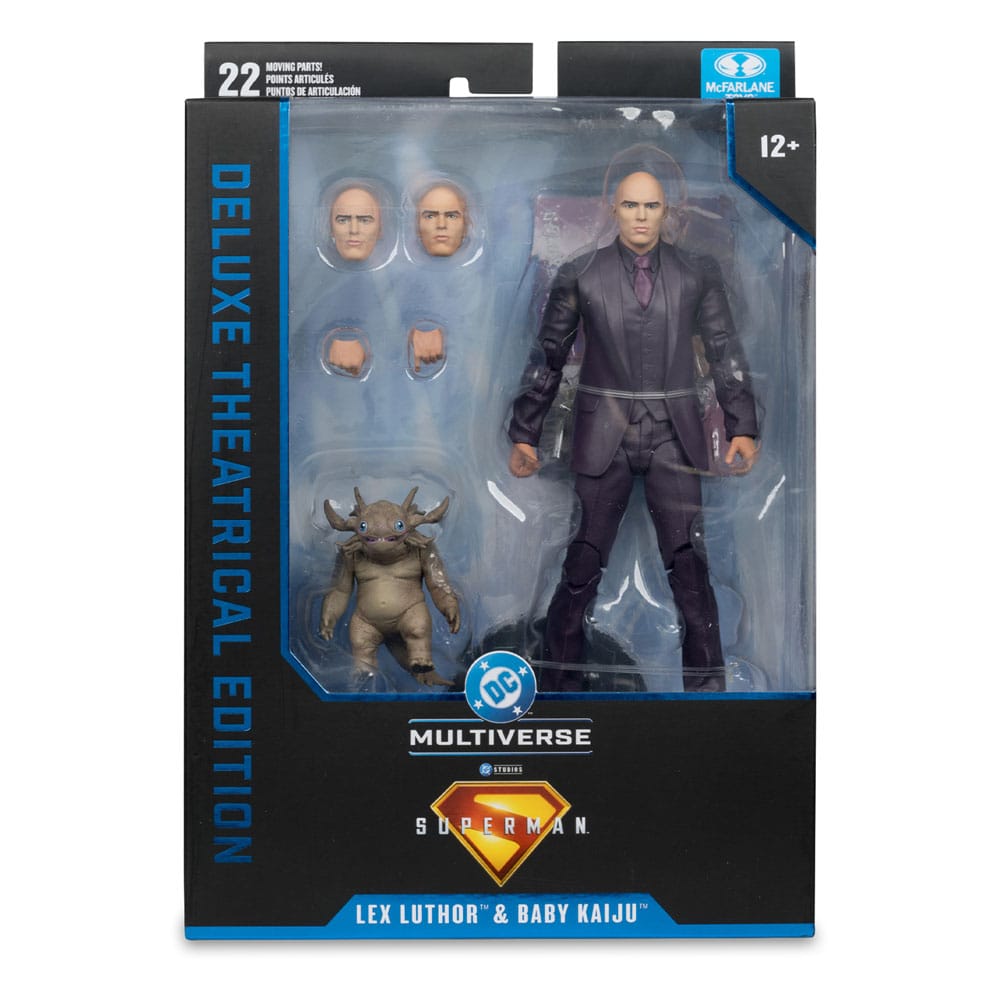 Superman (2025) DC Multiverse Deluxe Action Figure Lex Luthor con Baby Kaiju (Edizione teatrale deluxe) 18 cm