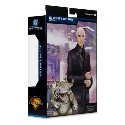 Superman (2025) DC Multiverse Deluxe Action Figure Lex Luthor con Baby Kaiju (Edizione teatrale deluxe) 18 cm