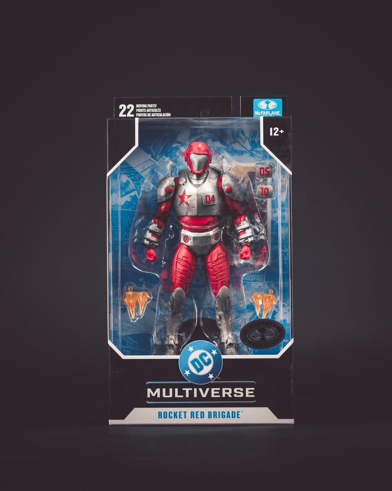 Justice League: Generation Lost DC Multiverse Action Figure Rocket Red Brigade (Platinum Edition) 18 cm