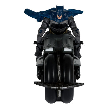 Il Batciclo del veicolo Flash DC Multiverse con Batman