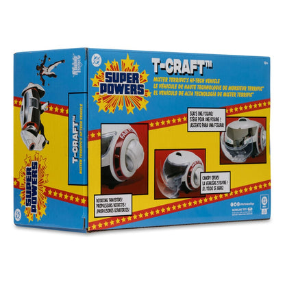 Superman (2025) DC Super Powers Direct Super Powers Figure con veicolo Mr. Terrific & T-Craft