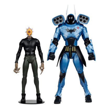 DC Multiverse Actie Figuur 2-Pack Rookie &amp; Mr. Bloom (Batman: Endgame) (Gold Label) (SDCC) 18 cm