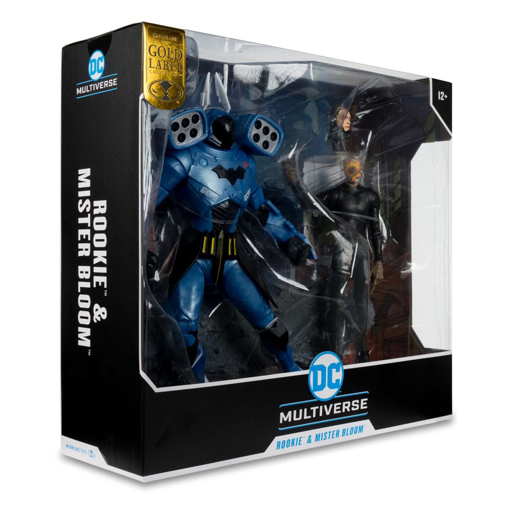 DC Multiverse Actie Figuur 2-Pack Rookie &amp; Mr. Bloom (Batman: Endgame) (Gold Label) (SDCC) 18 cm