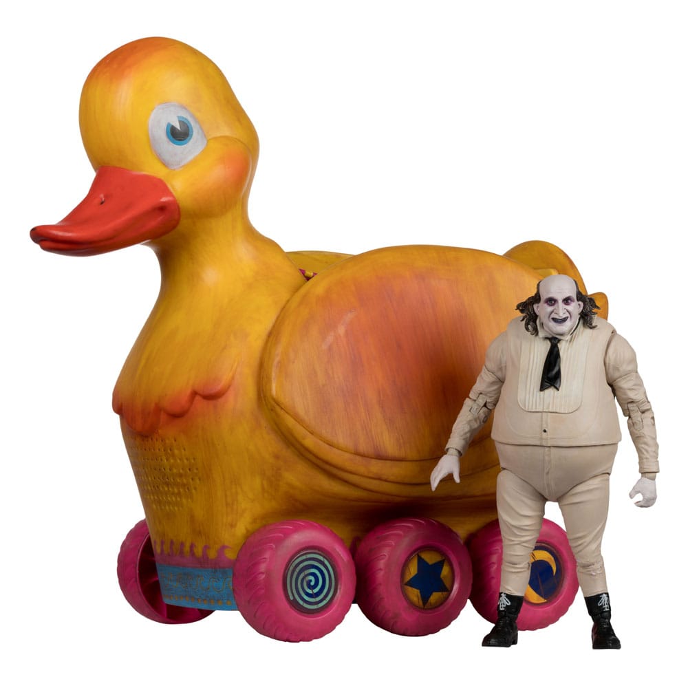 Batman Returns DC Multiverse con Figura de Acción Vehículo El Pato y el Pingüino 24 cm