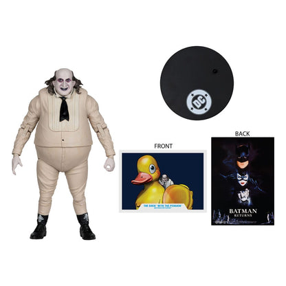 Batman Returns DC Multiverse con Figura de Acción Vehículo El Pato y el Pingüino 24 cm