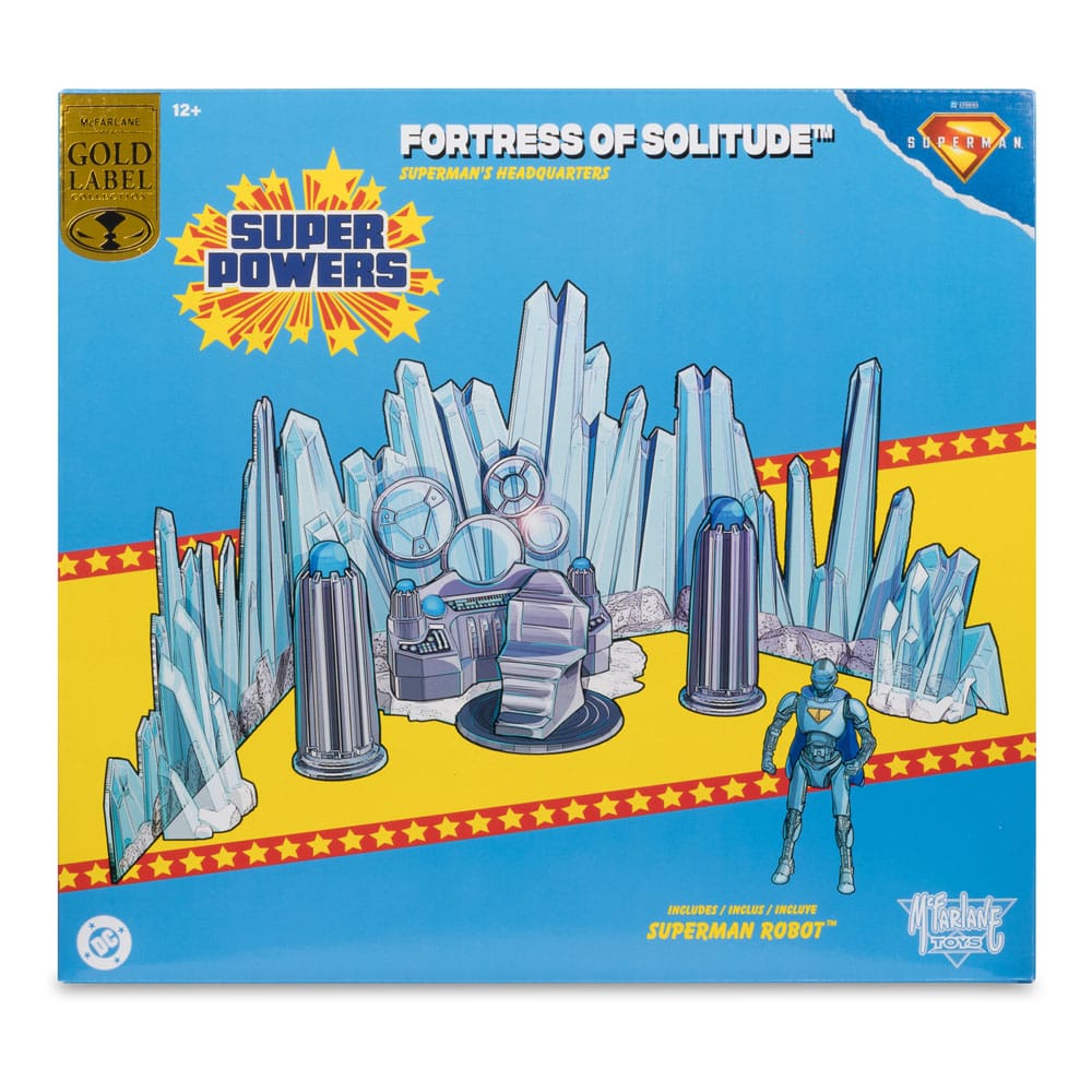 Superman (2025) DC Direct Playset Fortress of Solitude met Superman Robot