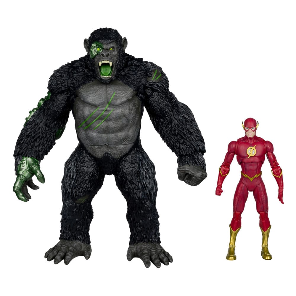 DC Multivese Action Şekil 2 Pack Flash vs. Titano 18 cm