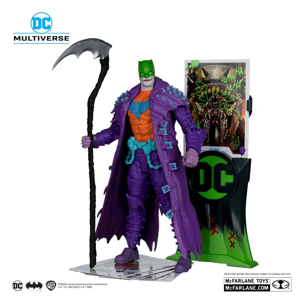 DC Multiverse Action Figure Batman (Nights Dark Nights: Death Metal) Jokerzezed (etichetta d'oro) 18 cm